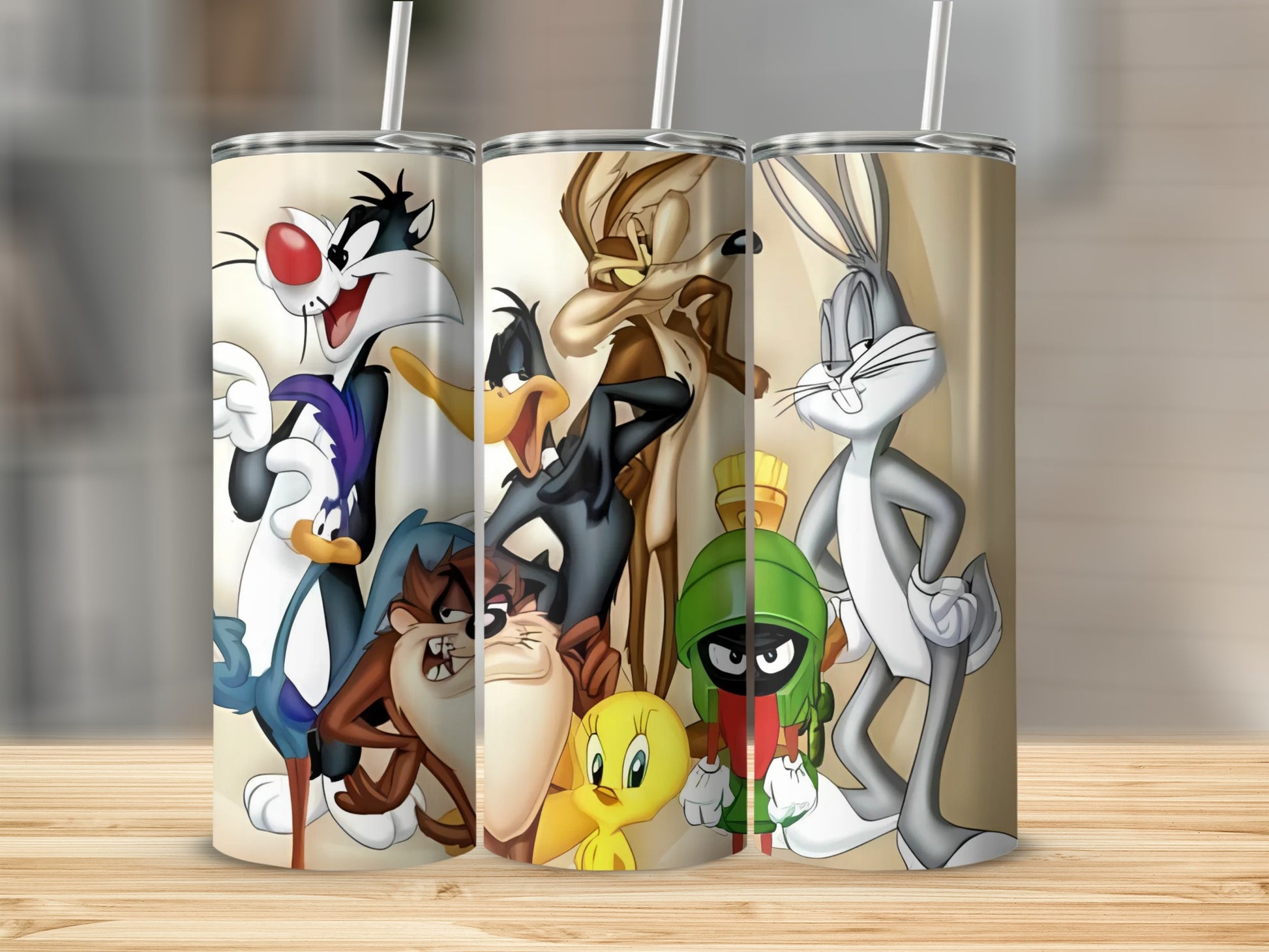Classic Cartoon Characters Tumbler Set for All Fans