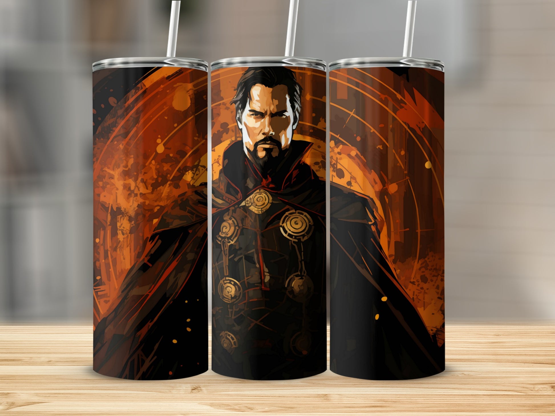 Dr. Strange Inspired Tumbler with Beautiful Artwork Design