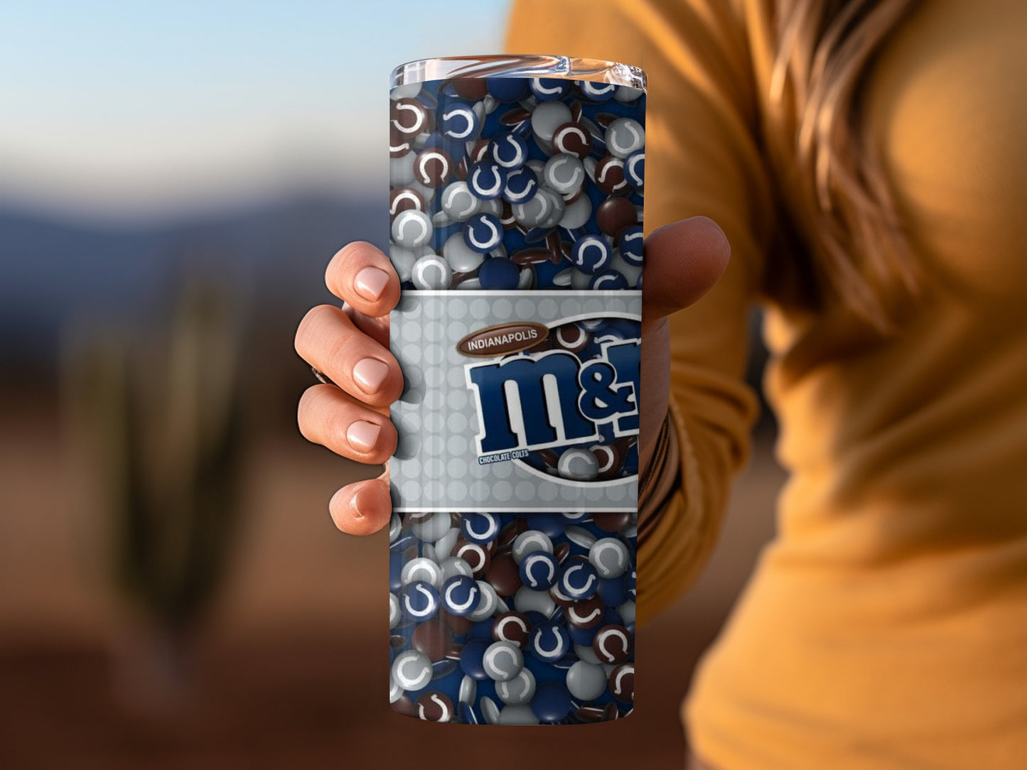 Indianapolis Colts M&Ms Winning Size Design Tumblers
