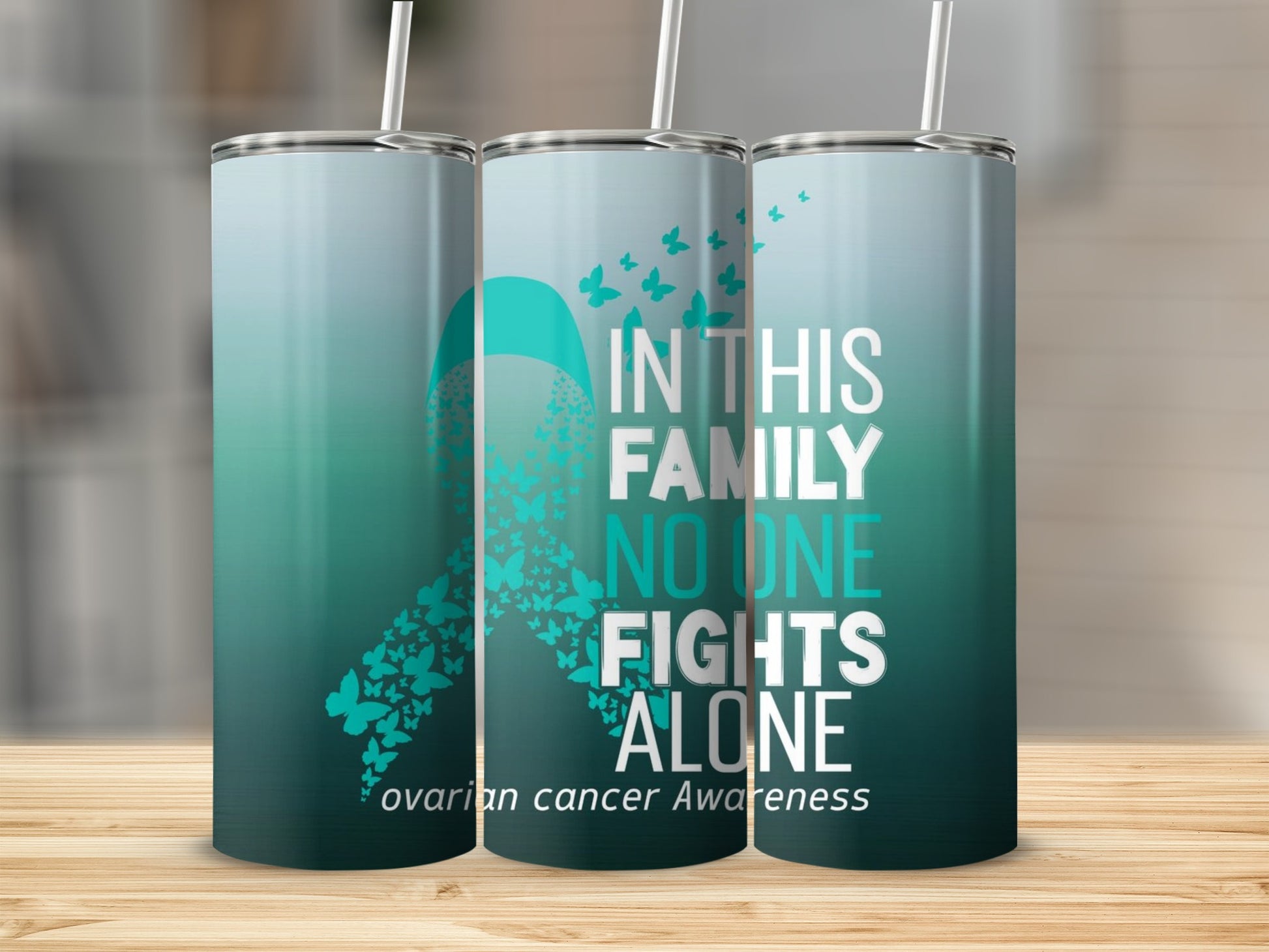 In This Family No One Fights Alone Tumbler