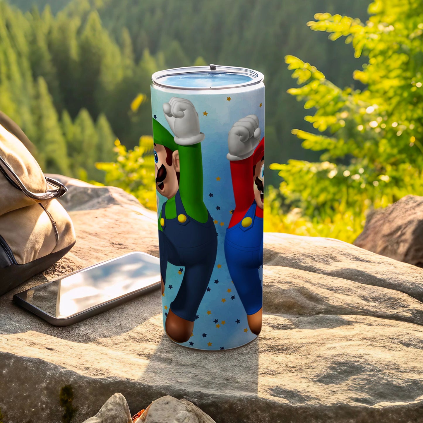 Mario and Luigi Adventure Tumbler Matching Drinkware