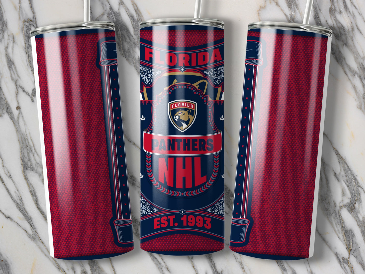 Florida Panthers NHL Established 1993 Design Tumbler