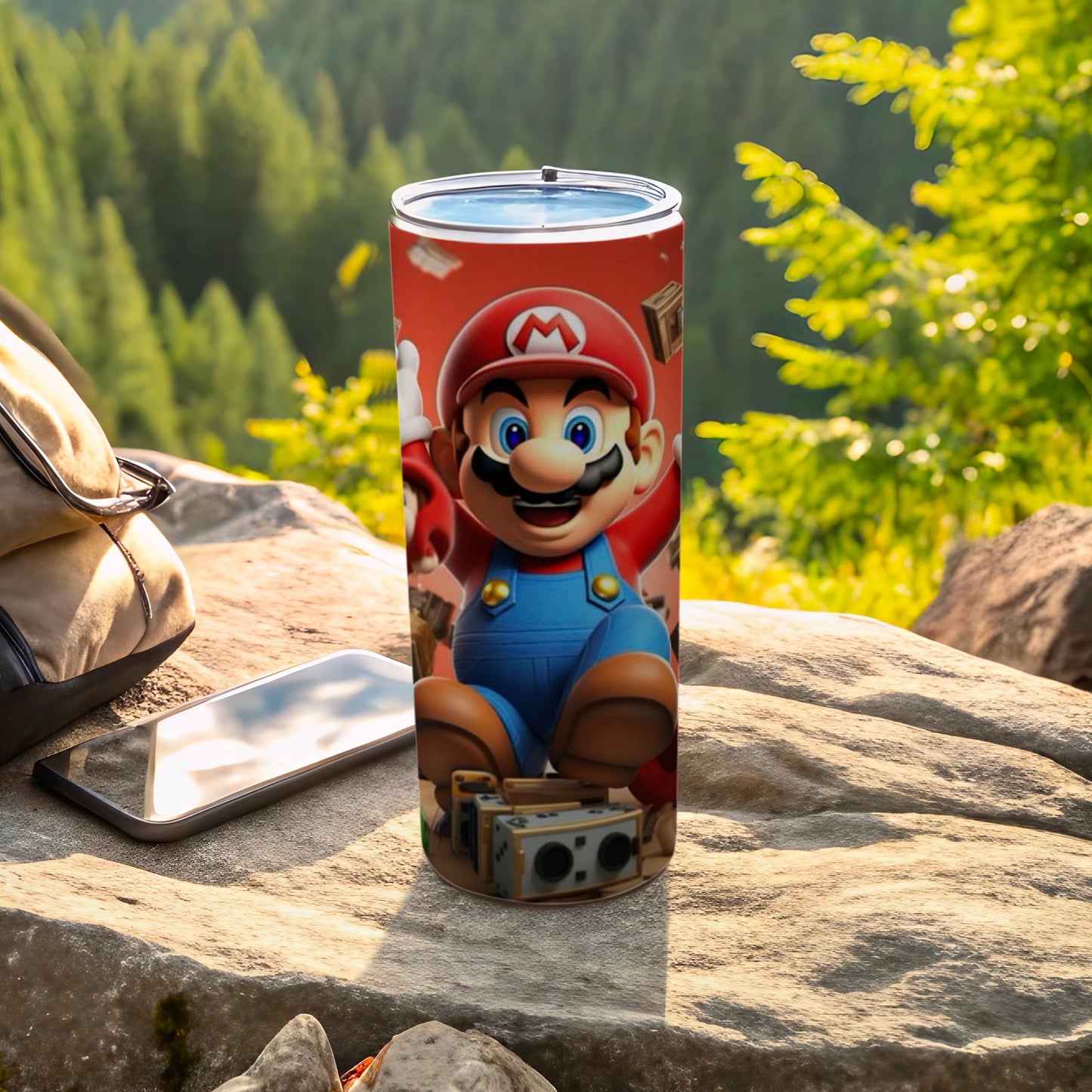 Super Mario Insulated Travel Mug for Gamers