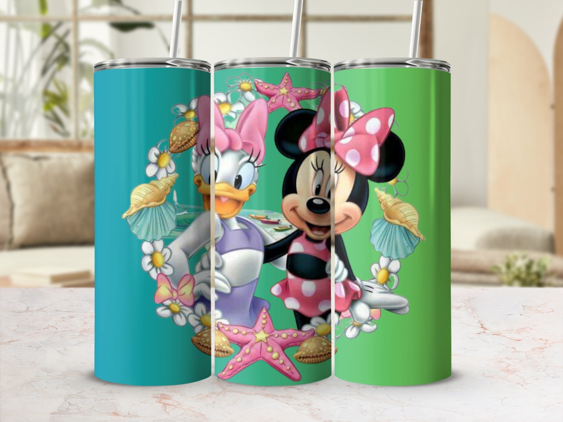 Colorful Cartoon Character Themed Tumbler for Kids
