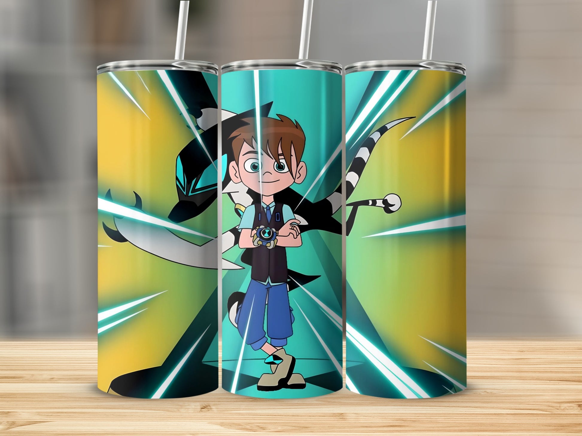 Action-Packed Cartoon Character Design Tumbler
