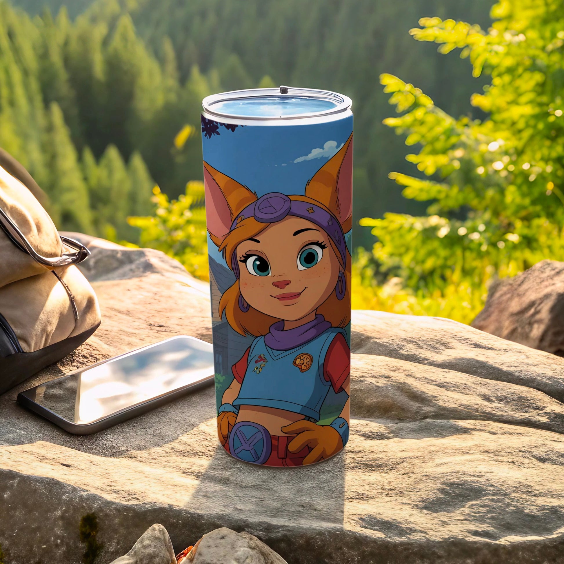 Cute Kids Cartoon Character Illustrated Tumbler Cup