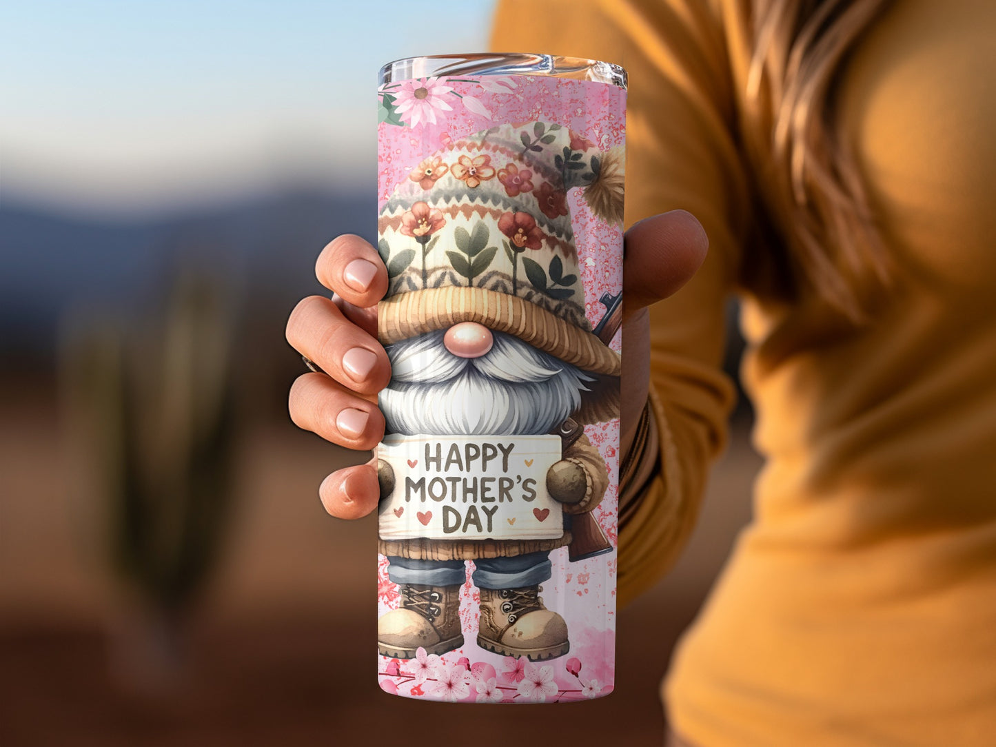 Happy Mother's Day Gnome Custom Tumbler Gift Item