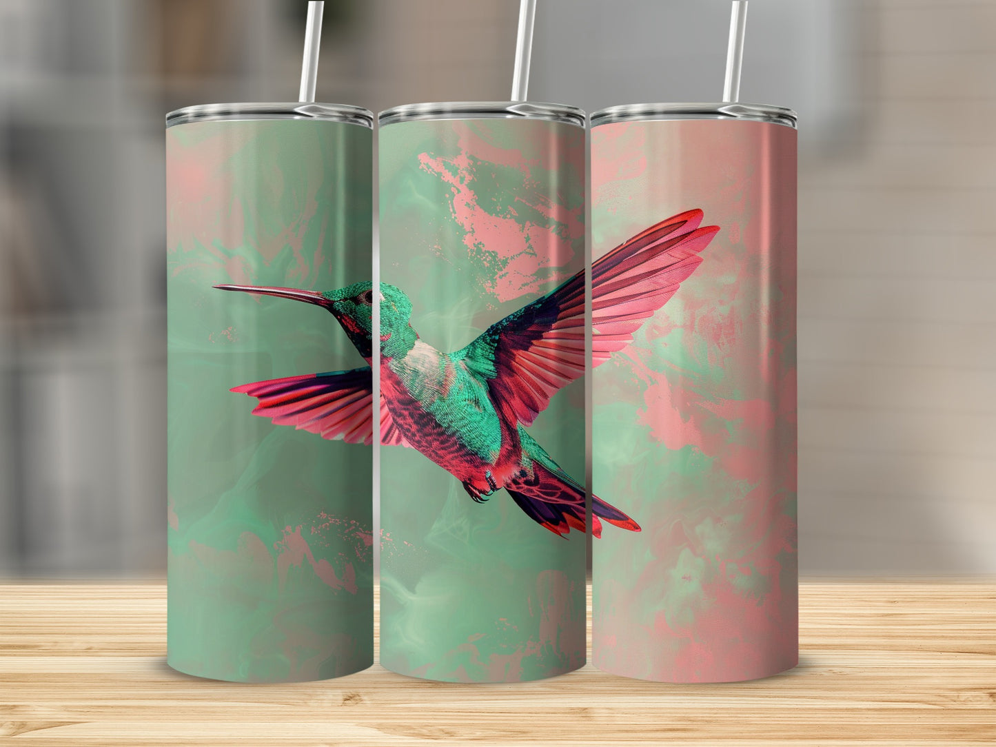 Green Pink Abstract Hummingbird Tumbler product type
Hummingbird, Bird art, Nature design, Green pink, Abstract art, Tumbler, Drinkware, Beverage holder, Colorful design, Wildlife art, Unique gift, Animal art, Artistic print, Modern design, Flying bird, Hummingbird print, Elegant design, Vibrant colors, Drink tumbler, Water bottle