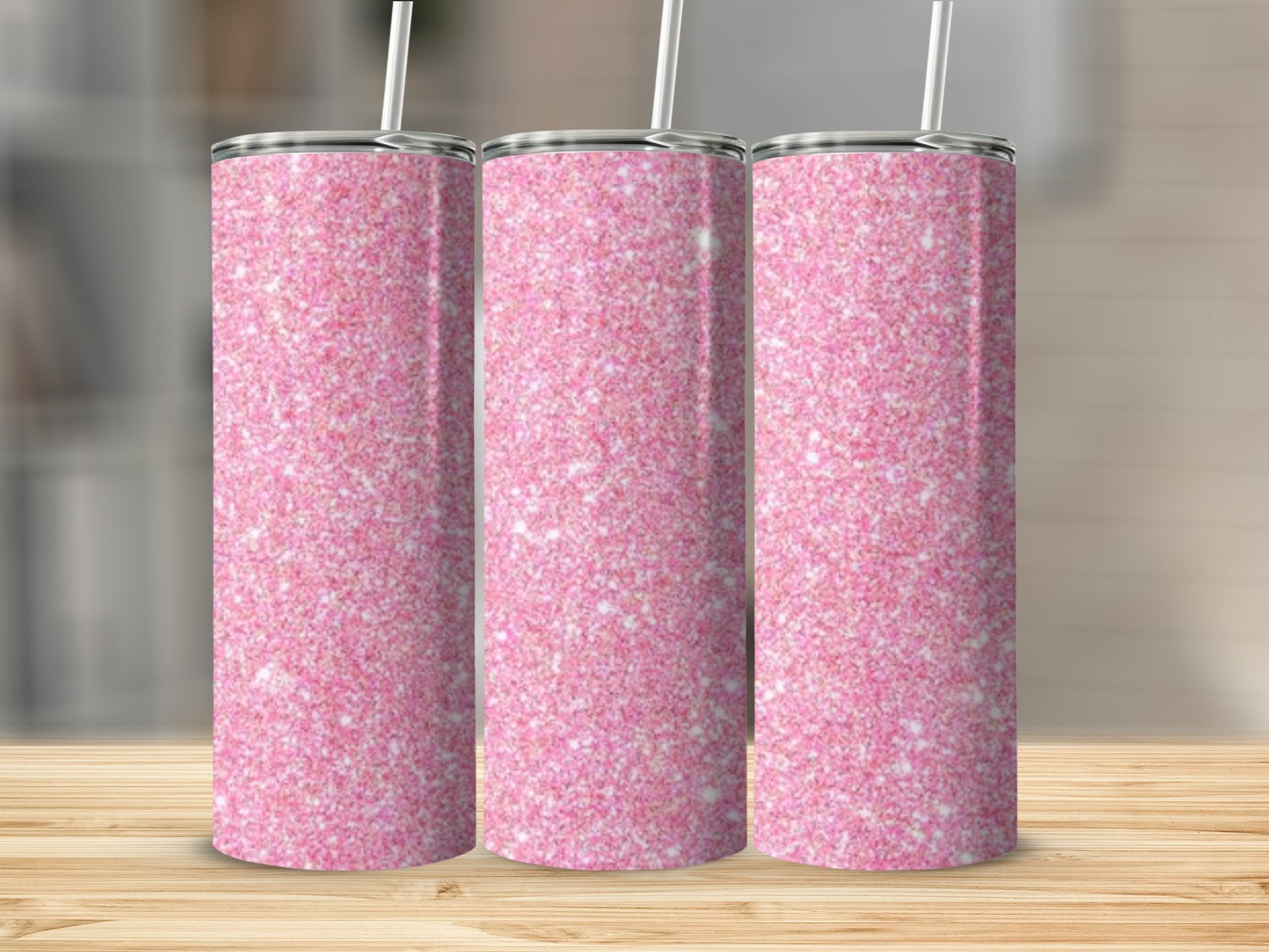 Sparkling Pink Glitter Tumbler for Stylish Hydration