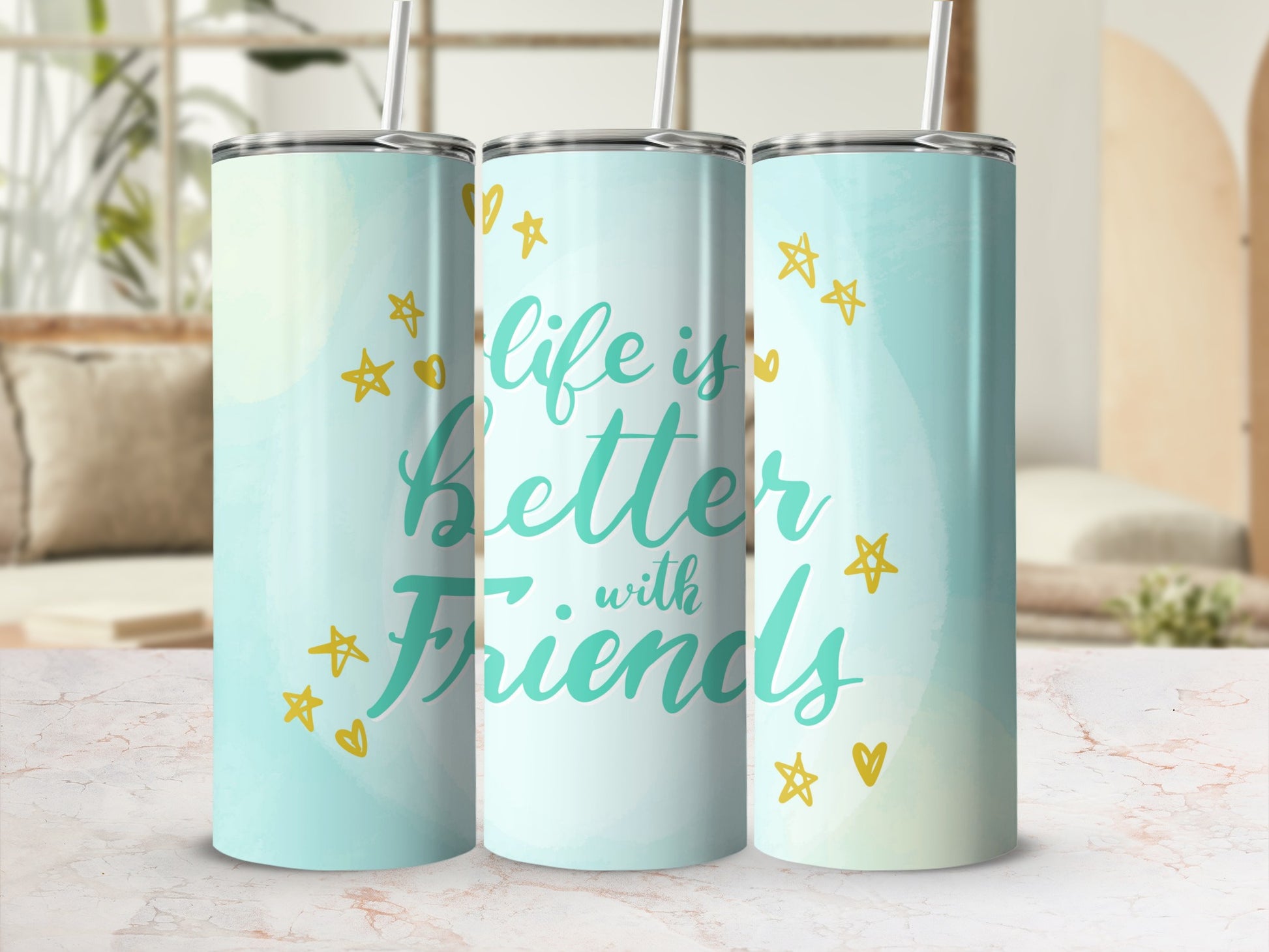 Life Is Better With Friends Insulated Tumbler Product