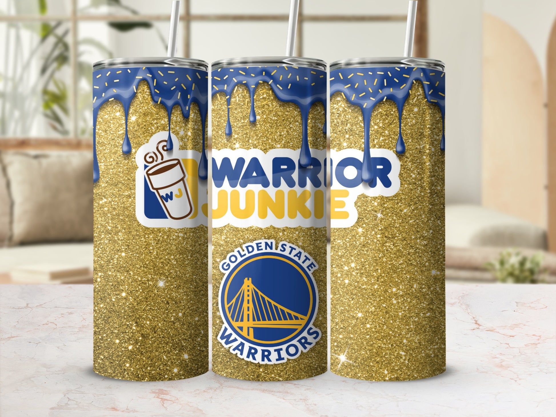 Warrior Junkie Golden State Warriors Tumbler Cup