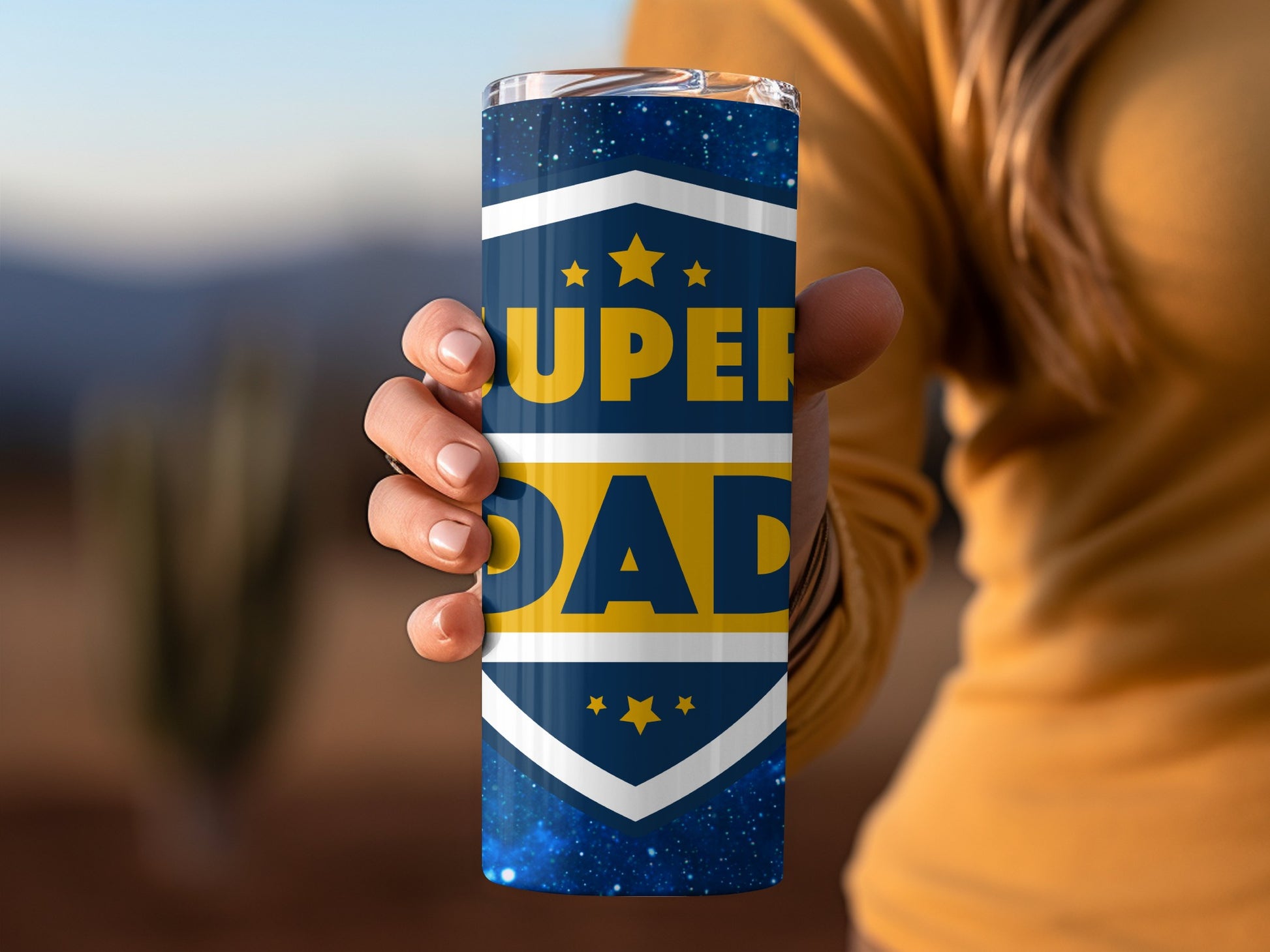 Super Dad Design Tumbler Ideal Gift for Fathers