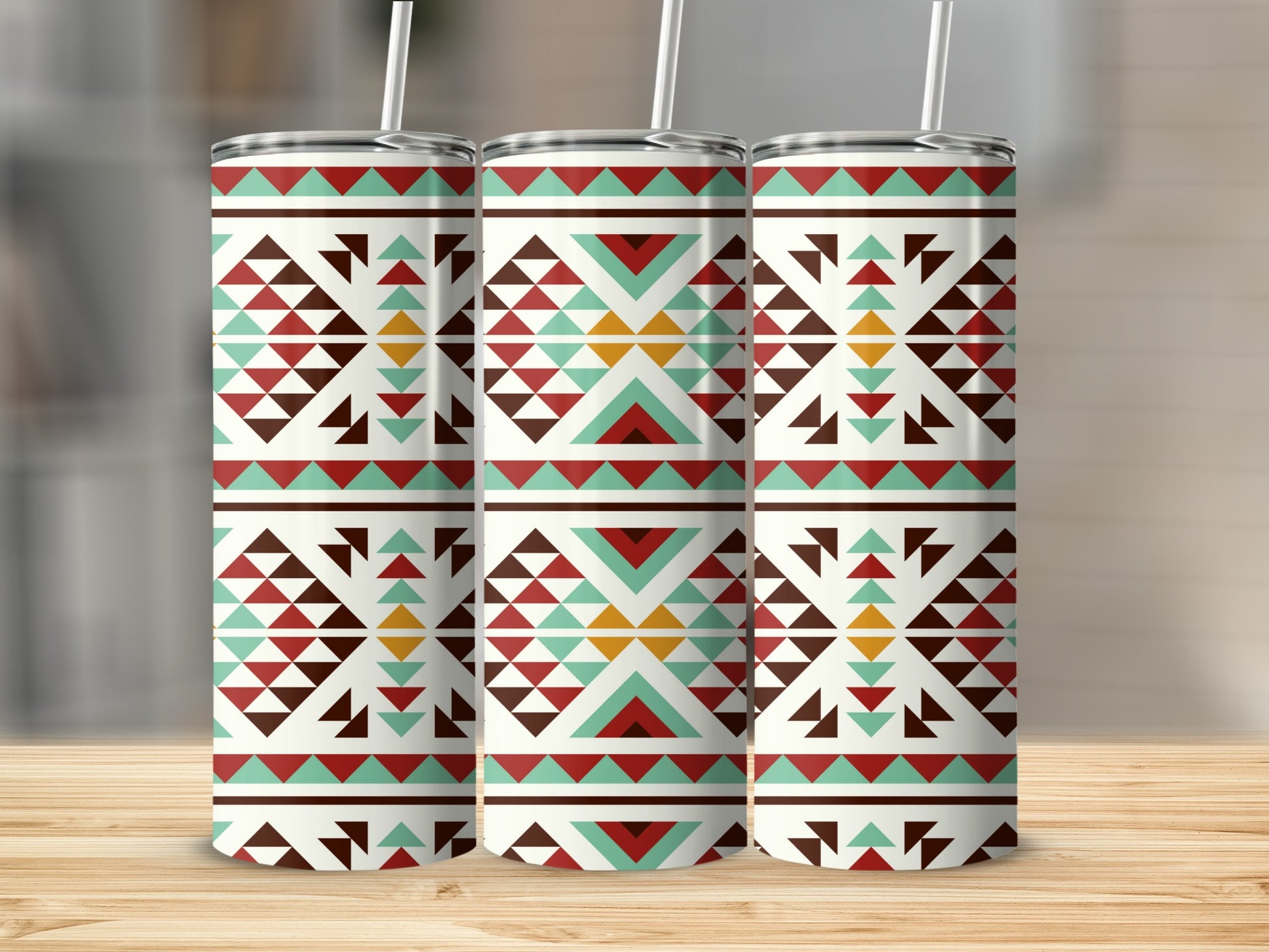 Geometric Pattern Triple Tumbler 20oz Product