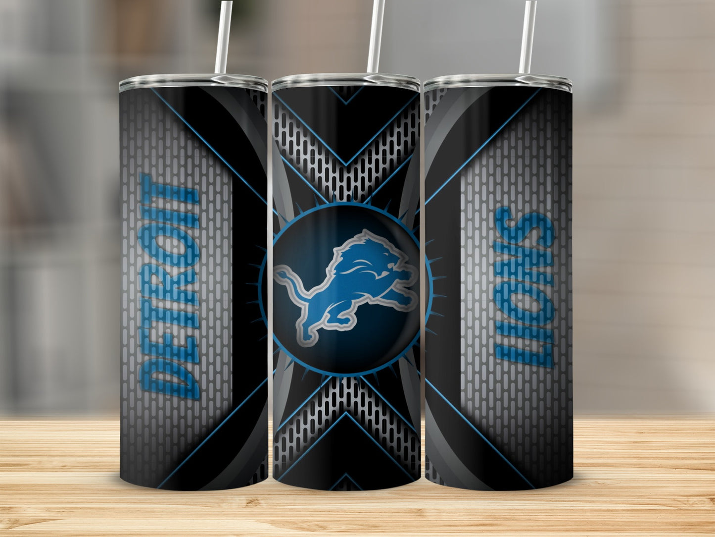 Detroit Lions Football Team Style Image for True Fans Tumblers