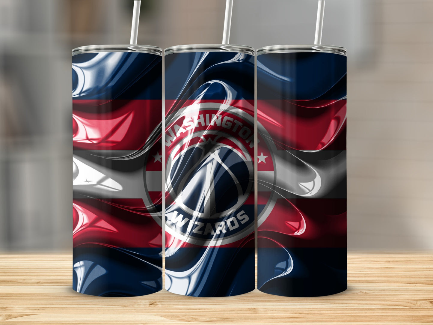 Washington Wizards NBA Team Inspired Design Tumblers