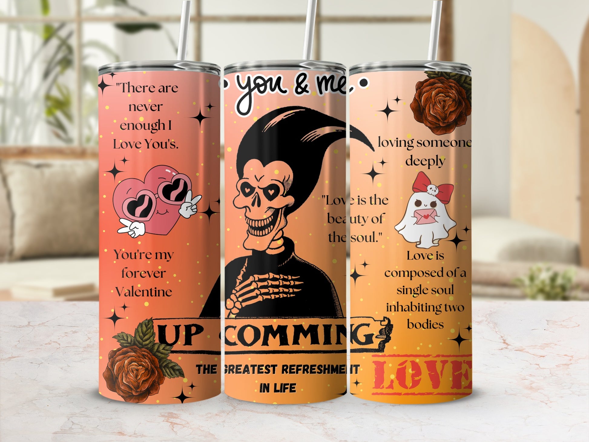 Up Coming The Greatest Refreshment in Life Tumbler