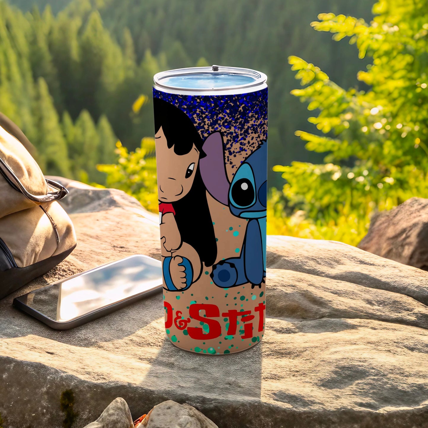 Colorful Cartoon Characters Insulated Tumbler Cup