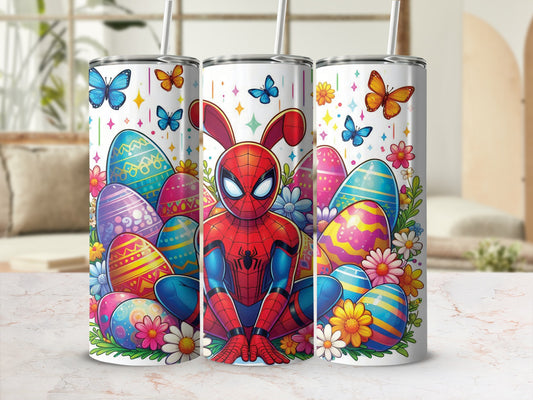 Spiderman Bunny Ears Colorful Eggs Butterflies Flowers product type