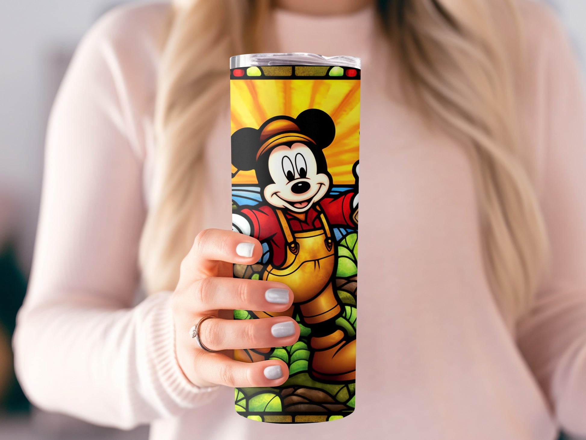 Mickey Mouse Farm Graphic Stainless Steel Tumbler
