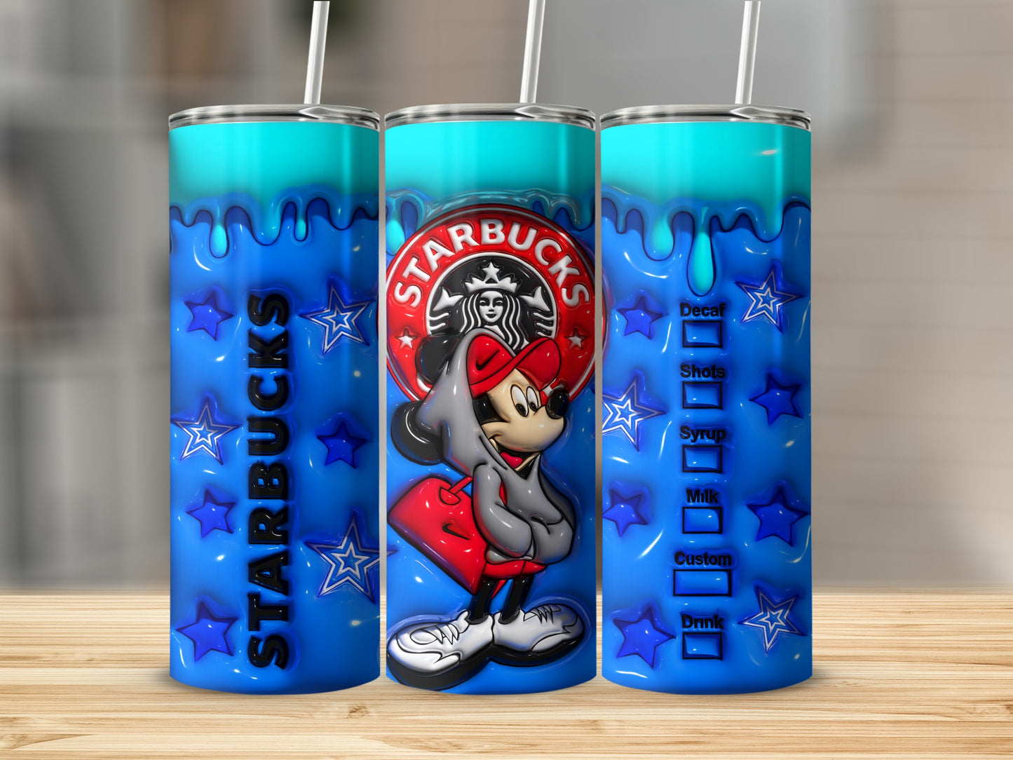 Stylish Disney Inspired Custom Starbucks Tumbler