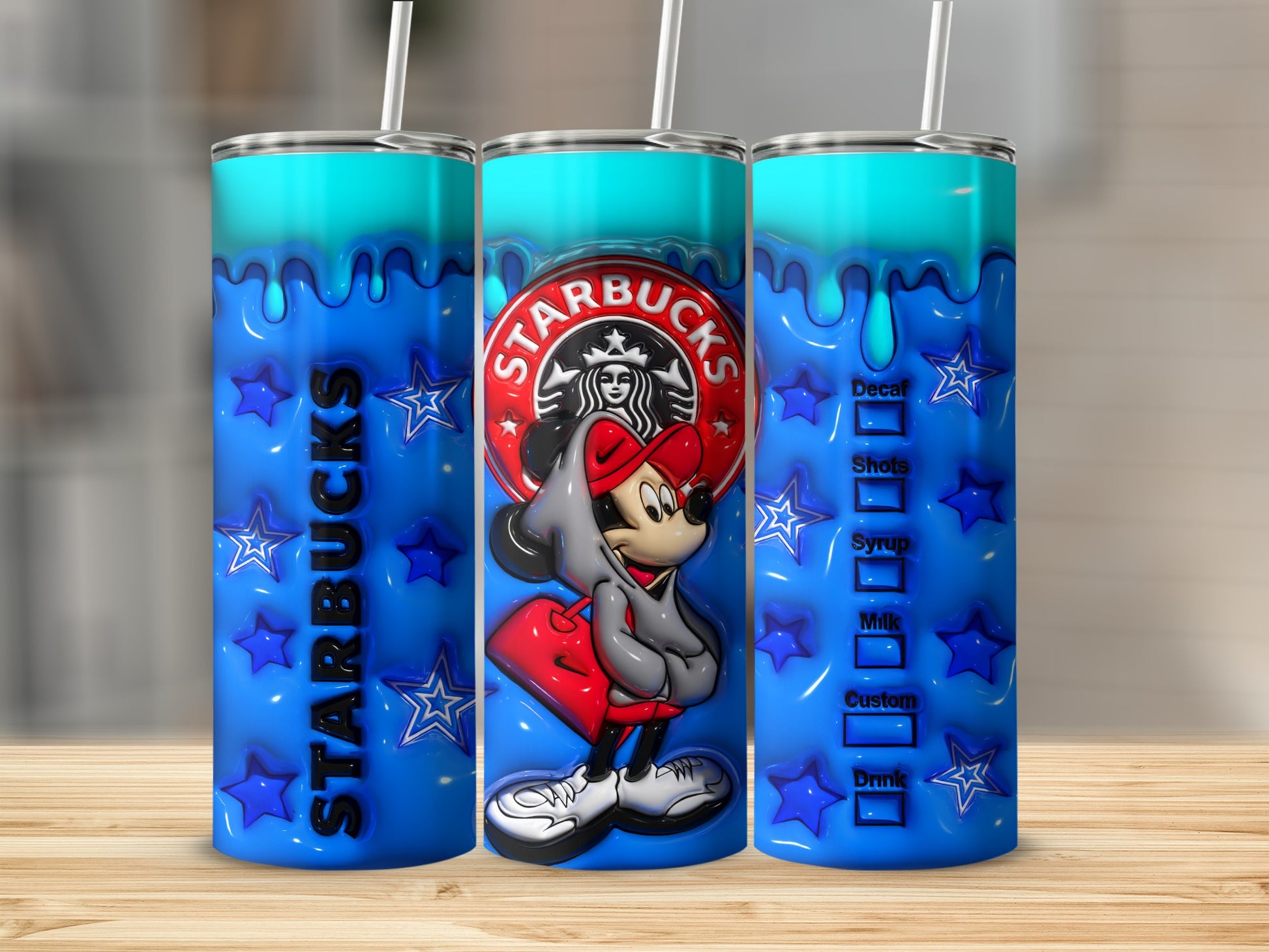 Stylish Disney Inspired Custom Starbucks Tumbler