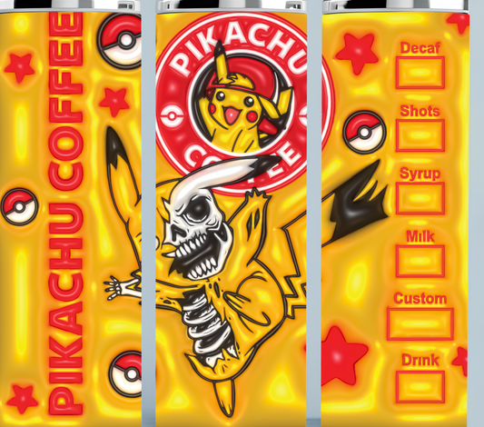 Pikachu Coffee Starbucks Tumbler