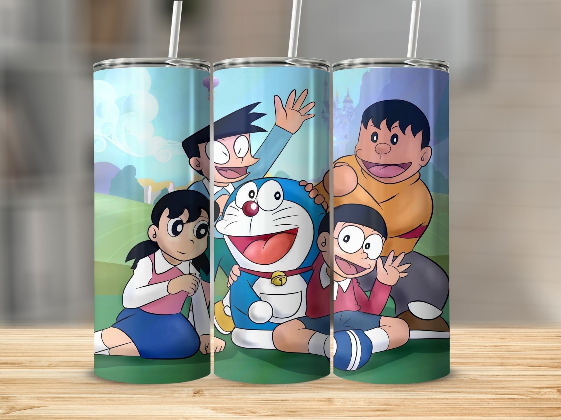 Doraemon Friends Colorful Tumbler for Everyday Use
