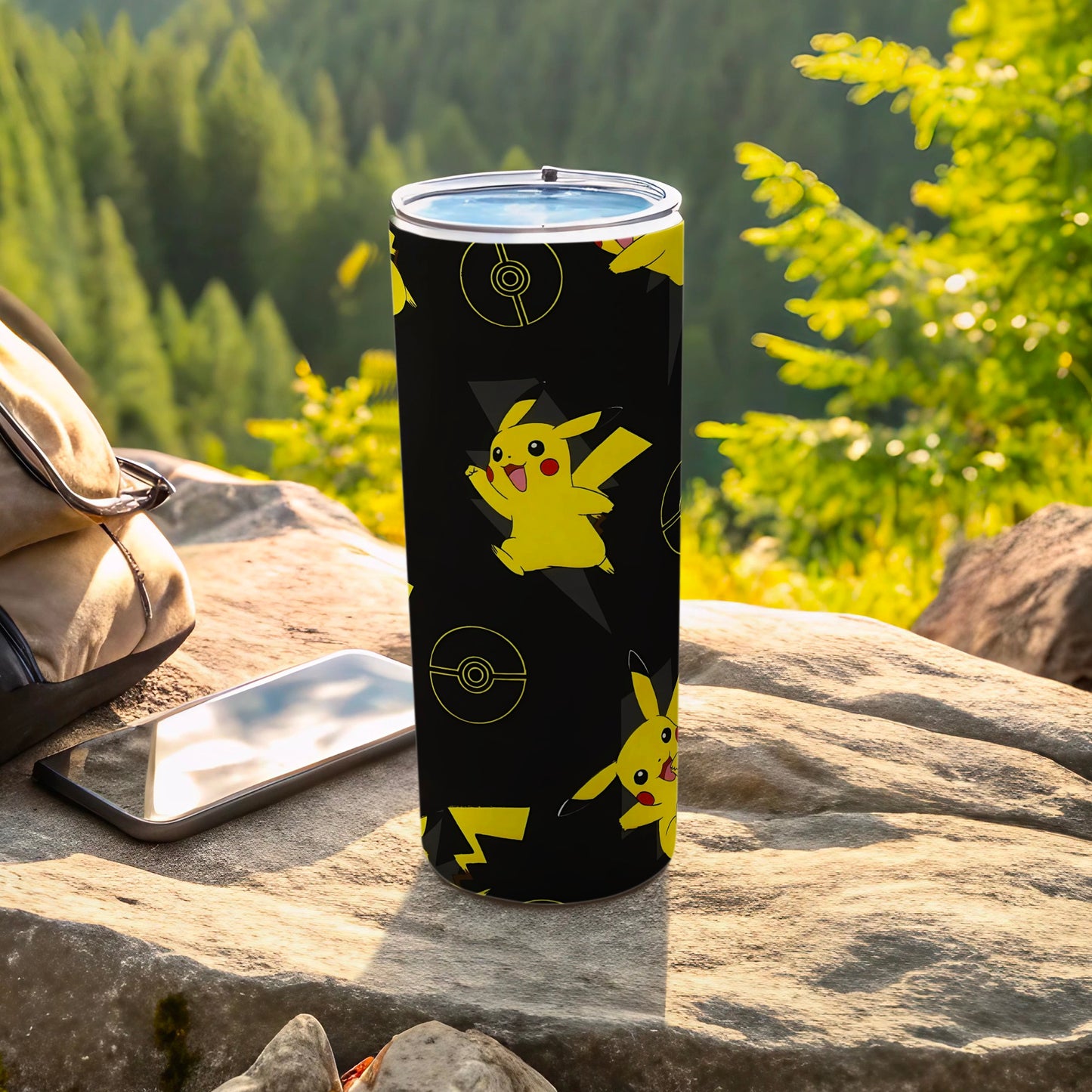 Pikachu Themed Stainless Steel Tumbler Cup for Kids