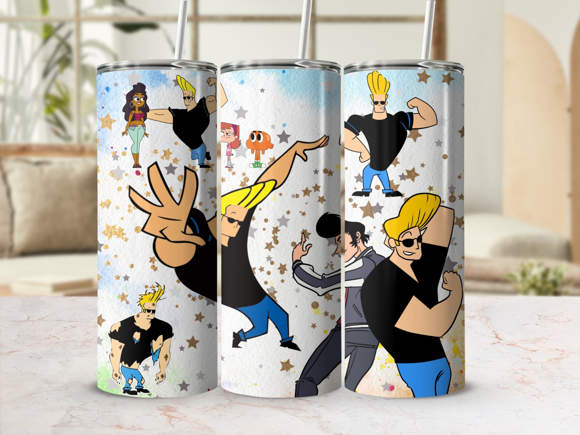 Cartoon Classic Design Colorful Tumbler Drinkware