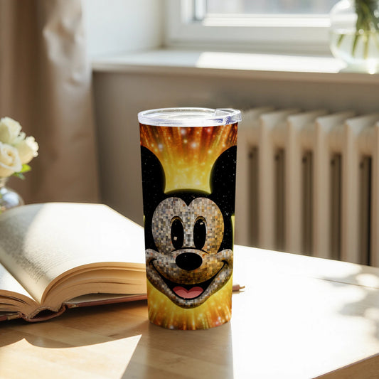 Mickey Mouse Sparkling Illustration Travel Tumbler