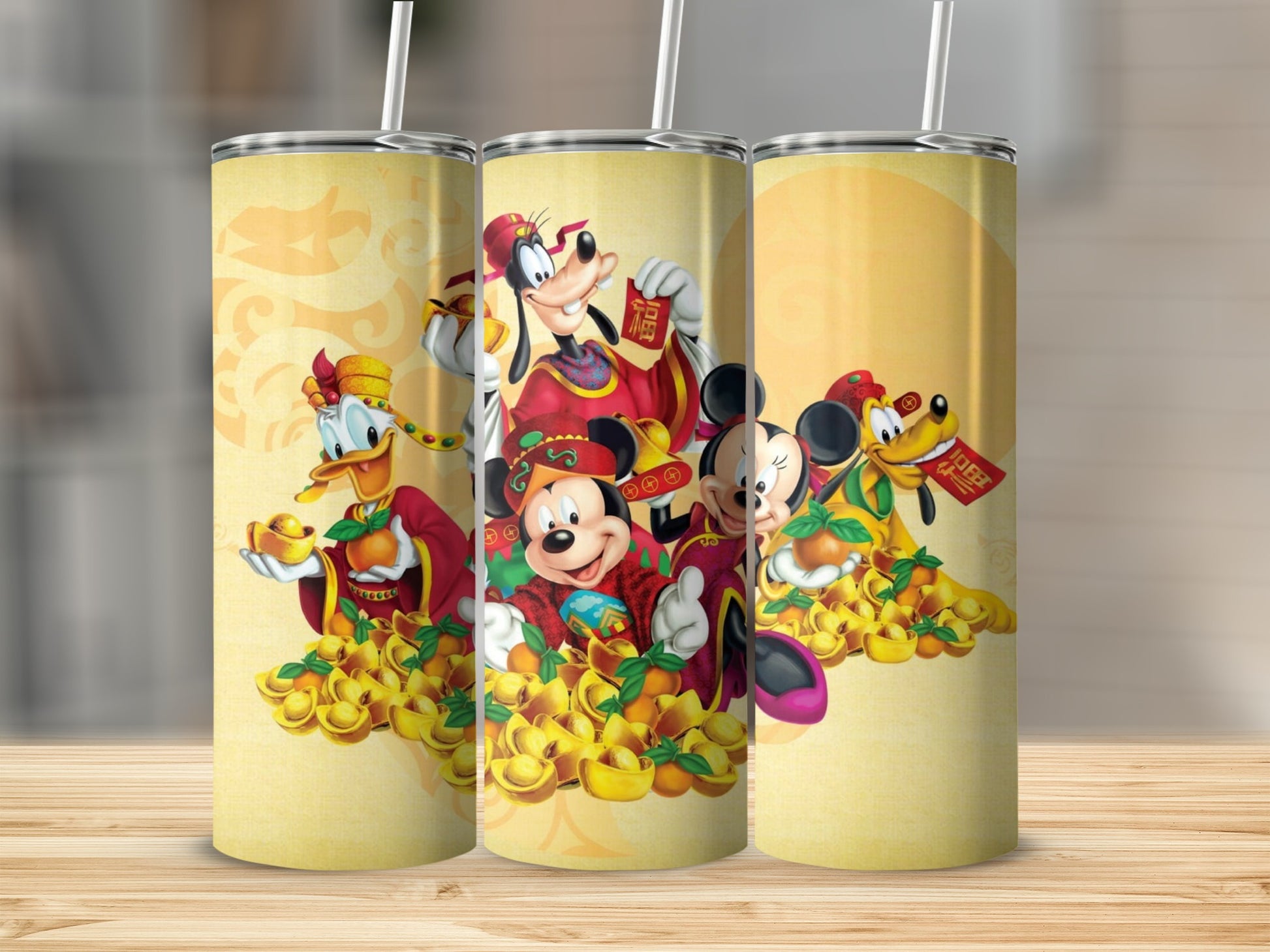 Colorful Cartoon Characters Themed Tumbler Product