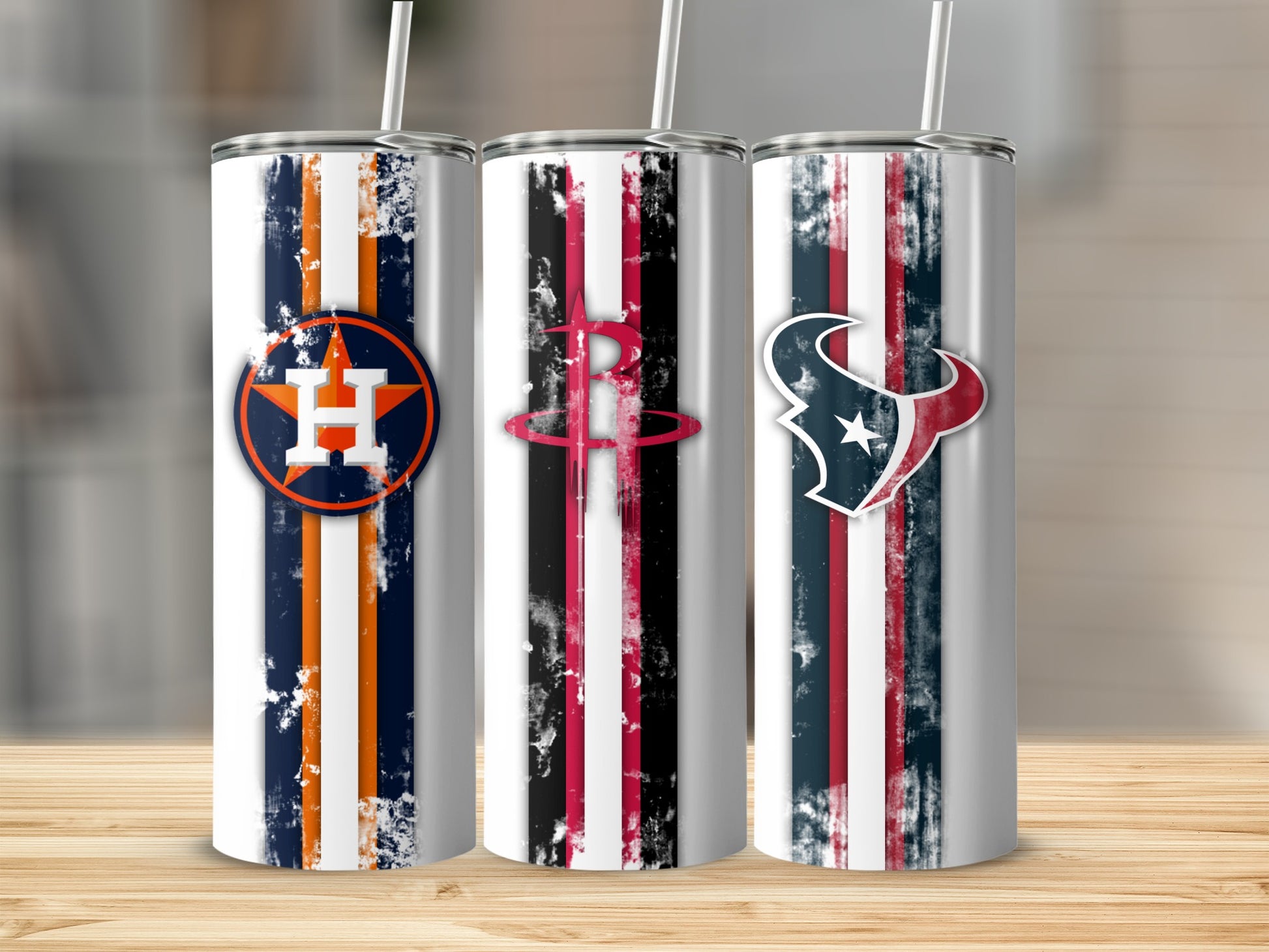 Sports Themed Insulated Tumbler with Team Logos