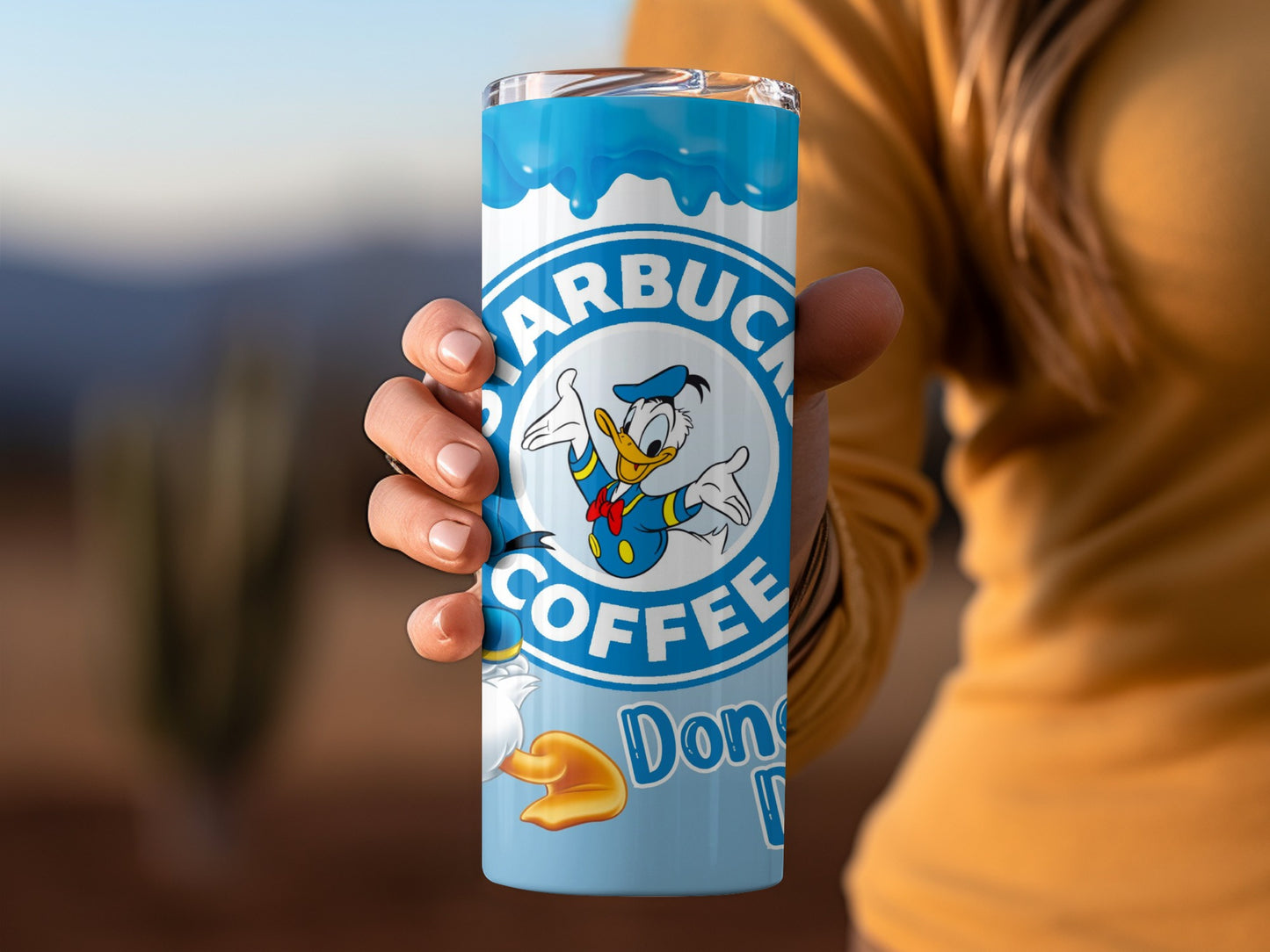 Starbucks Coffee Donald Duck Travel Mug