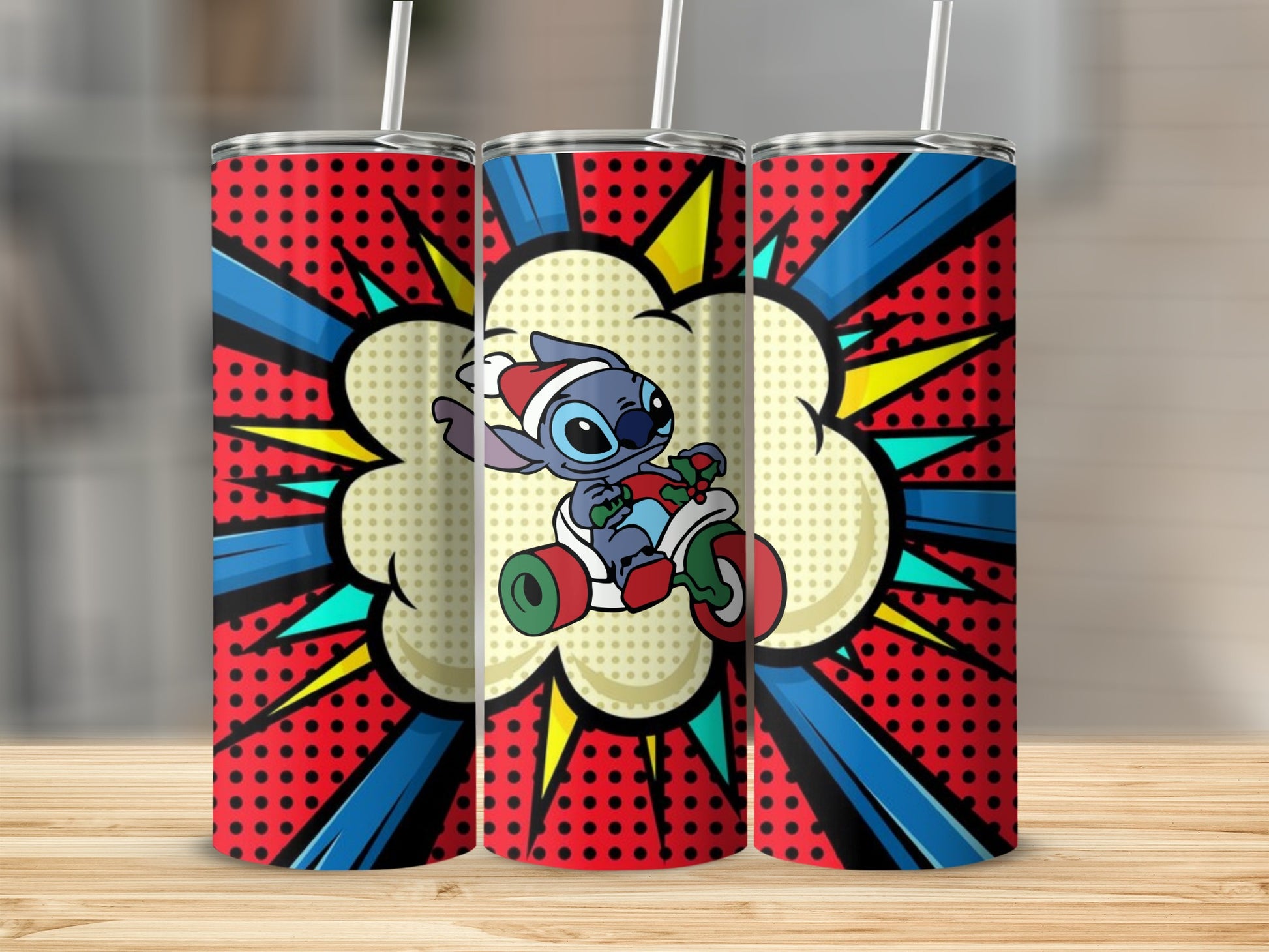 Retro Pop Art Character Steel Tumbler 20 oz