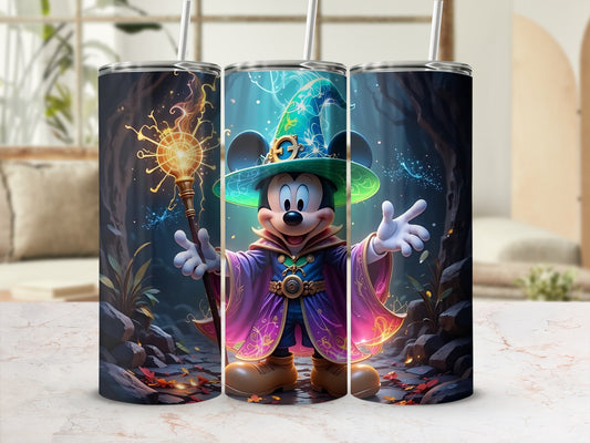 Magic Wizard Mickey Mouse Fantasy Artwork Tumbler