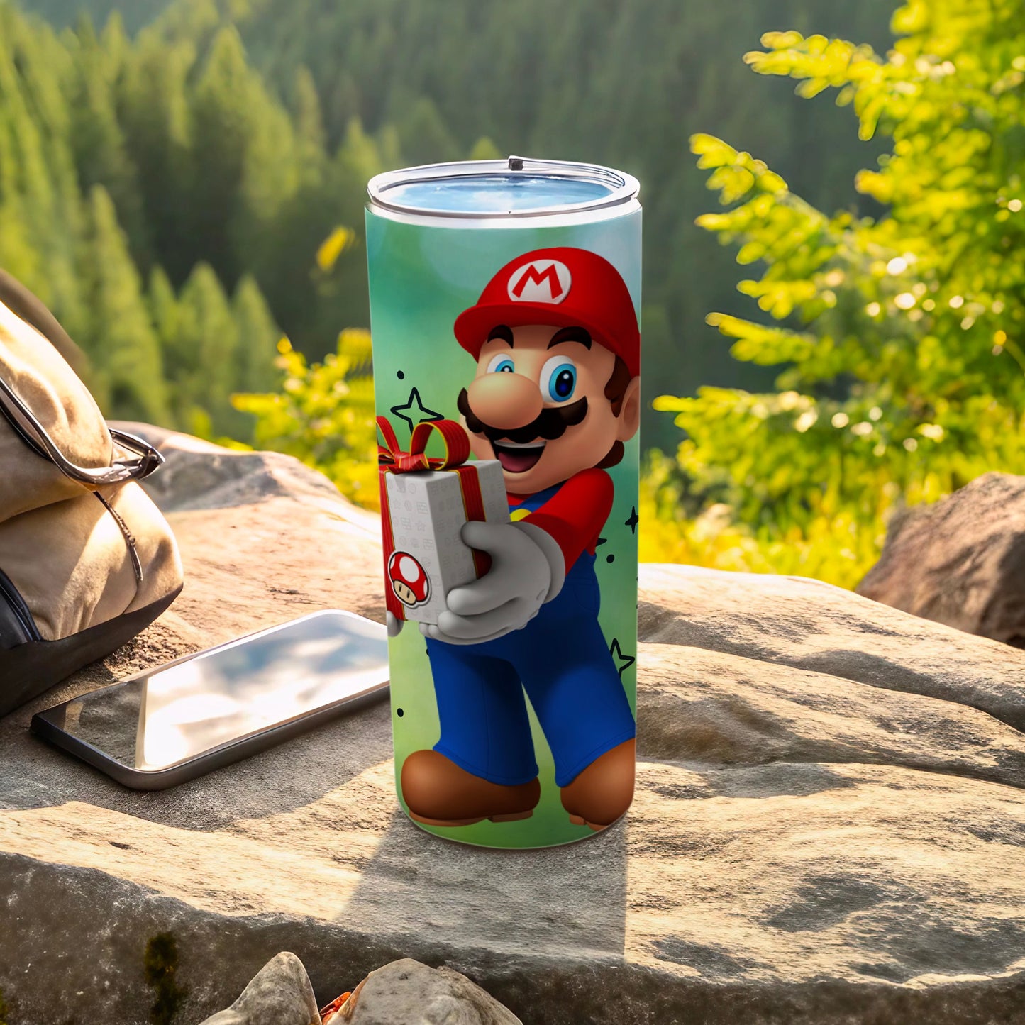Iconic Super Mario Character Design Travel Mug