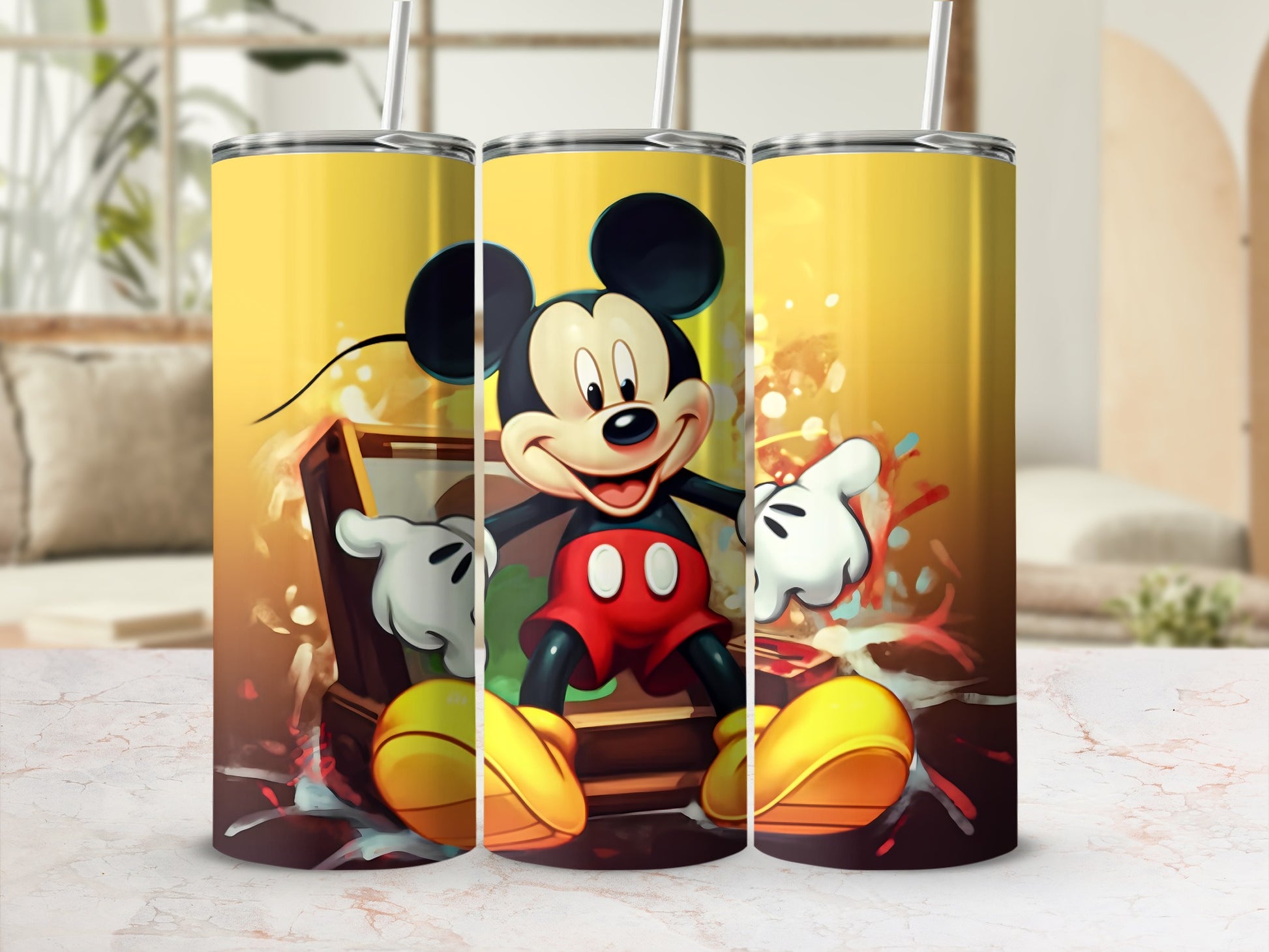 Cute Cartoon Character Tumbler with Fun Design