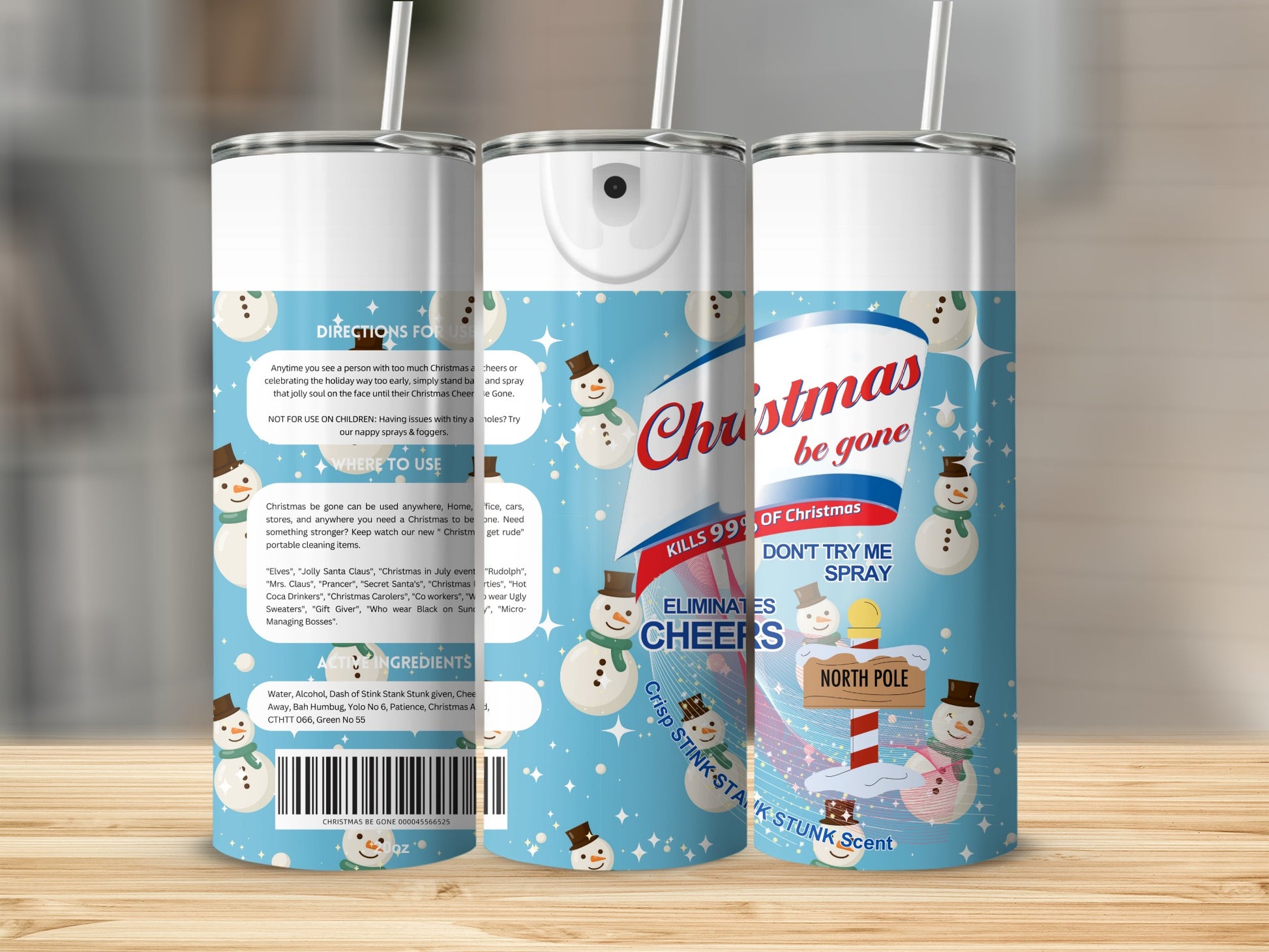 Christmas Be Gone Spray Eliminates Holiday Cheer