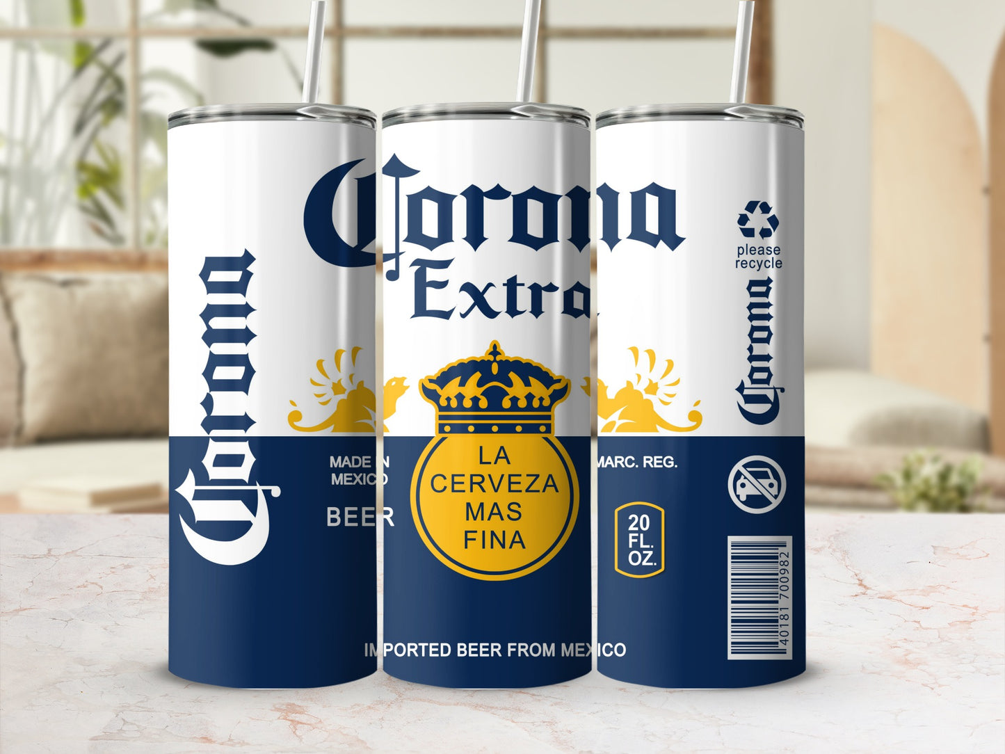 Corona Extra La Cerveza Mas Fina Tumbler product type