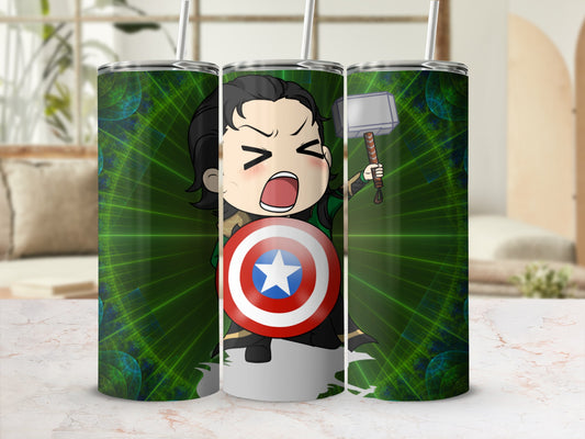 Cartoon Character Themed Stainless Steel Tumbler