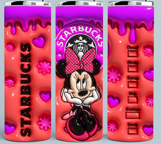 Minnie Mouse Starbucks Tumbler