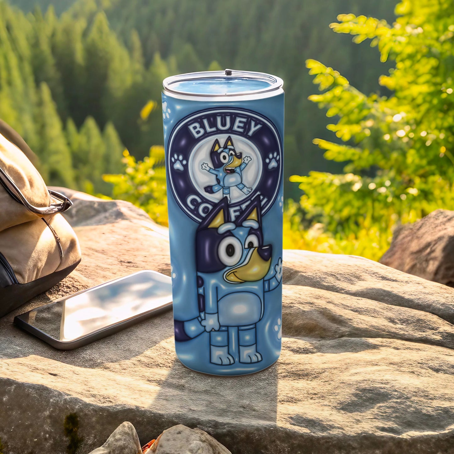 Bluey Coffee Character Insulated Beverage Tumbler
