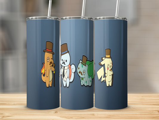 Elegant Cartoon Characters Insulated Tumbler Cup