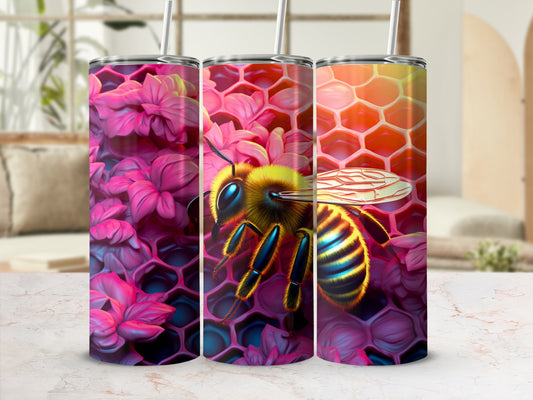 Vibrant Bee Honeycomb Pink Flowers Tumbler product type
Bee Honeycomb Pink Flowers Tumbler Insect Design Nature Art Vibrant Colors Drinkware Gift Unique Tumbler Honey Bee Floral Pattern Summer Vibes Outdoor Drink Cold Drinks Hot Drinks Cute Bumblebee Animal Graphic Artistic Design Colorful Bee Pollinator Theme