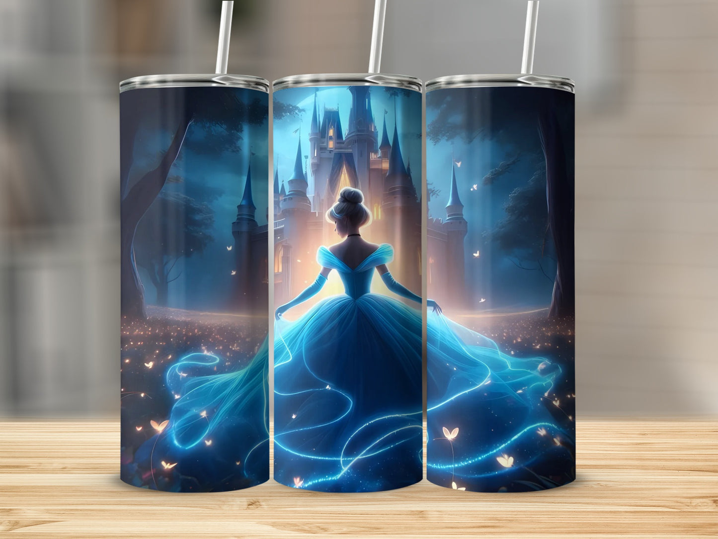 Enchanted Princess Castle Tumbler Stainless Steel Cup