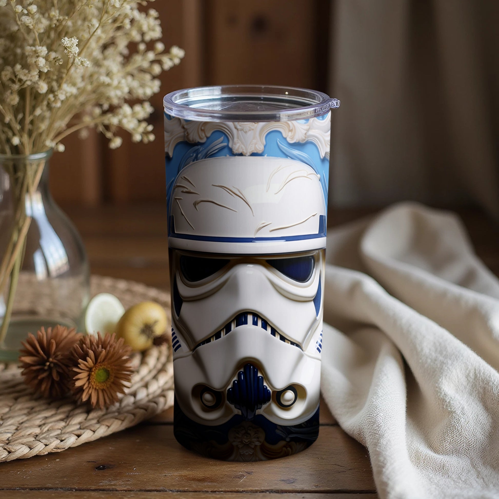 Stormtrooper Art Tumbler for Fans and Collectors