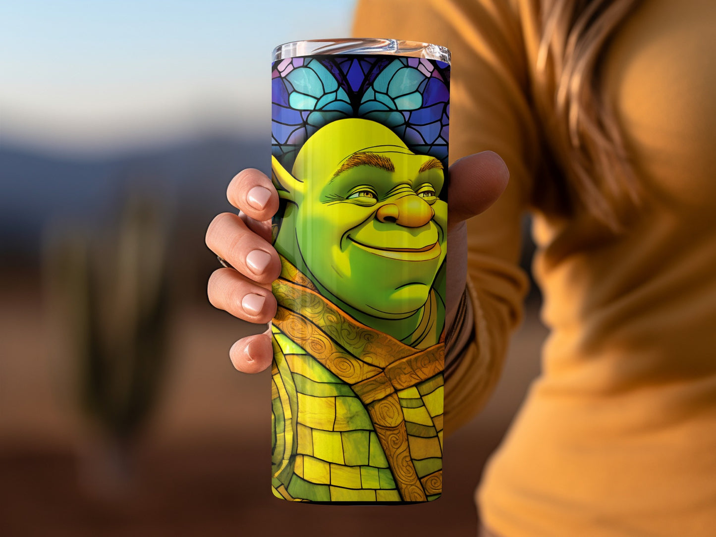 Colorful Shrek Character Insulated Tumbler Product