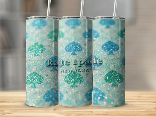 Kate Spade Inspired  New York Logo Design Pattern Tumblers