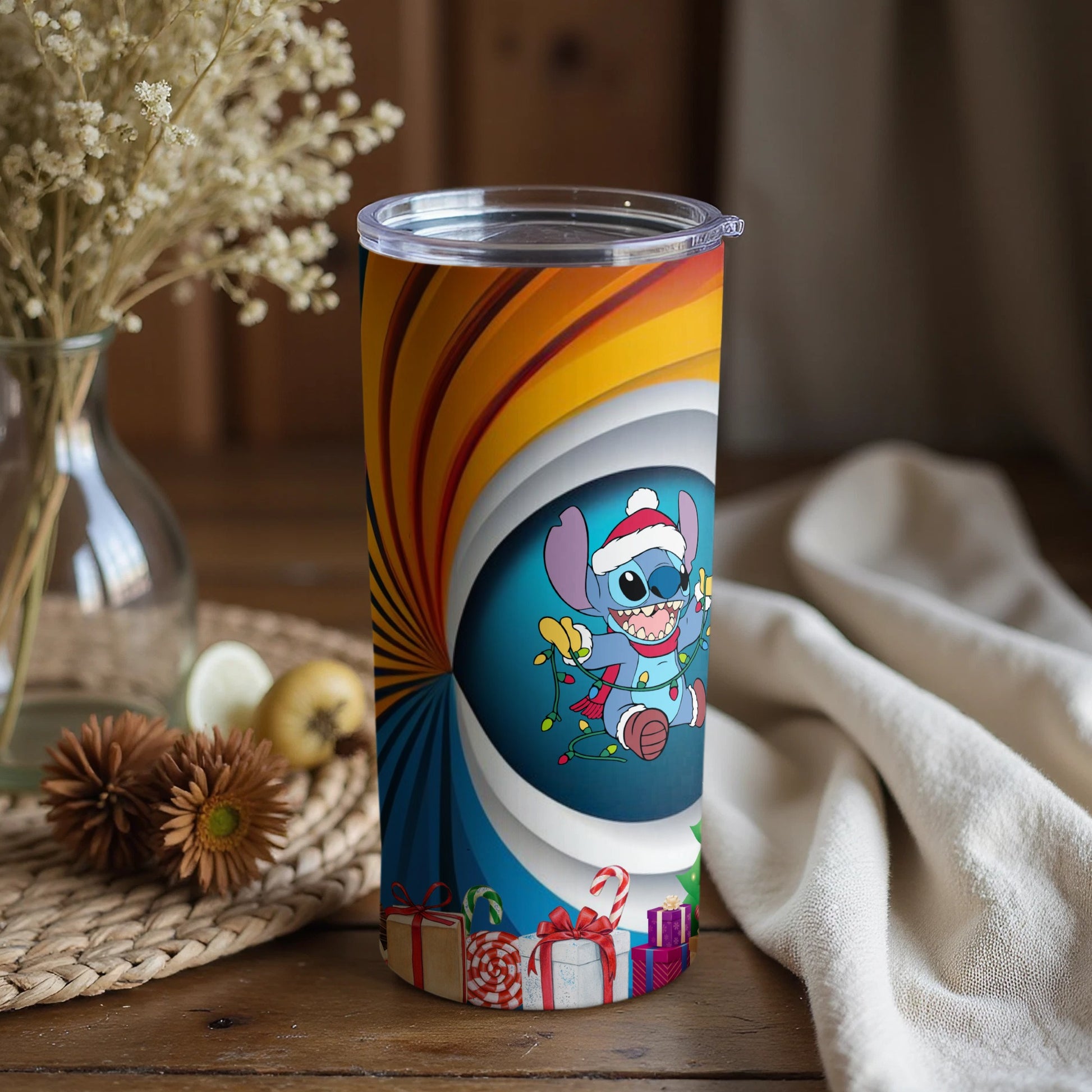 Festive Alien Character Holiday Tumblers for Every Season