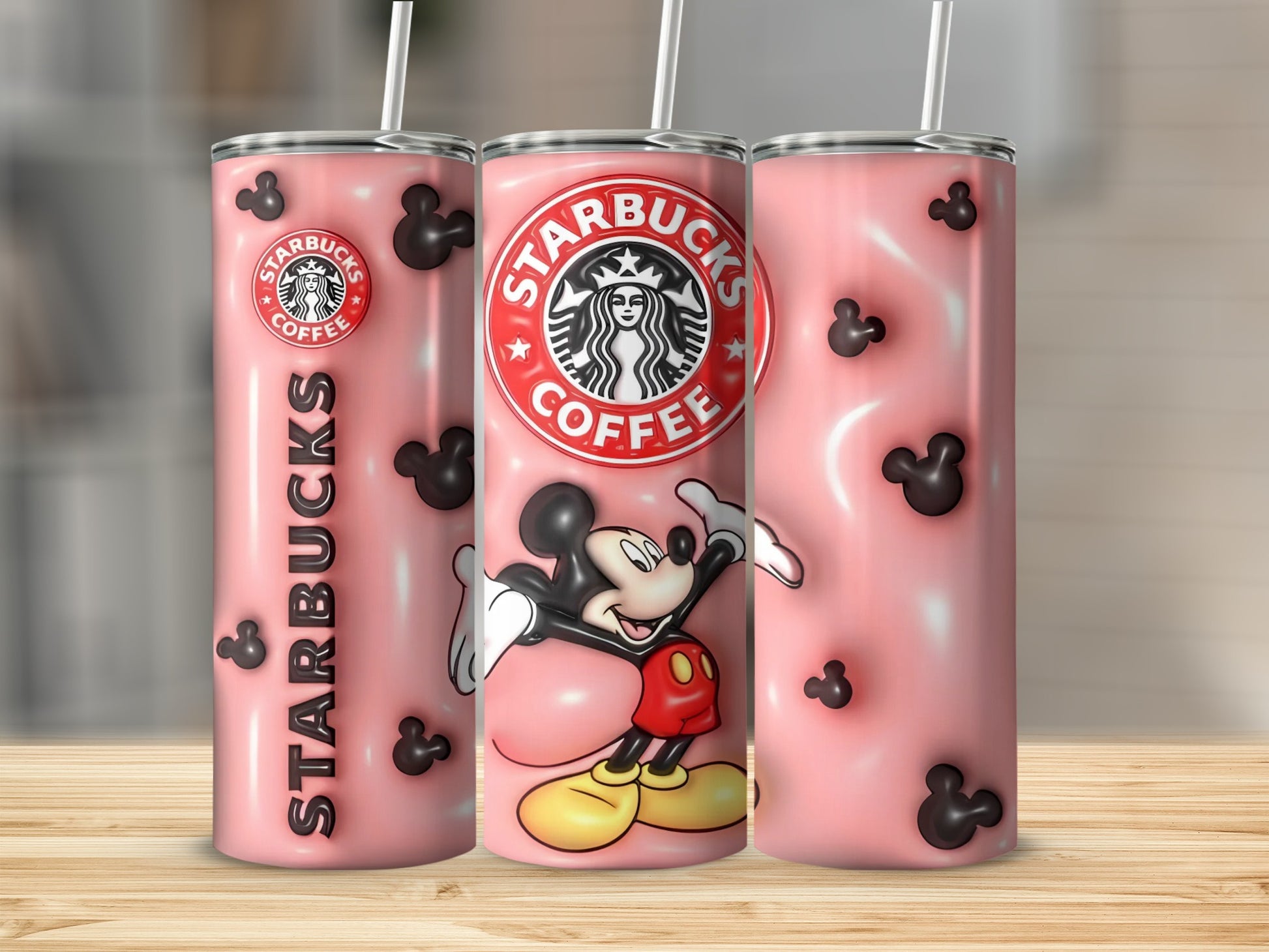 Starbucks Mickey Mouse Design Slim Tumbler Cup